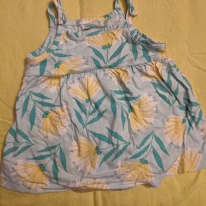 Carter's. Green and yellow flower sundress
